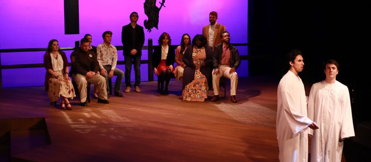 Kai on stage at Fresno State