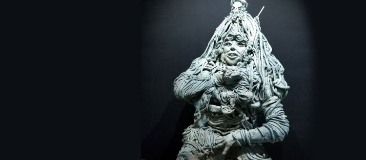 Mayan Monuments by art graduate student Anabella Monzon