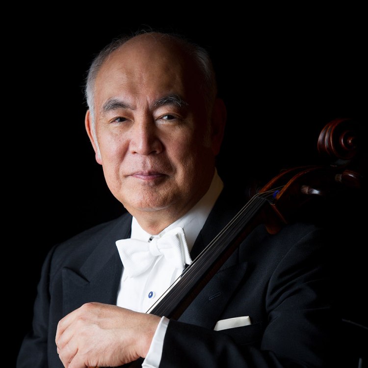 Tsuyoshi Tsutsumi, cellist, president of Suntory Hall, professor