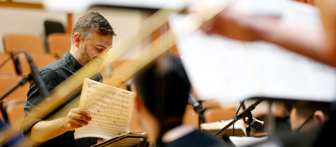 Richard Giddens, Director of Jazz Studies for the Fresno State Department of Music