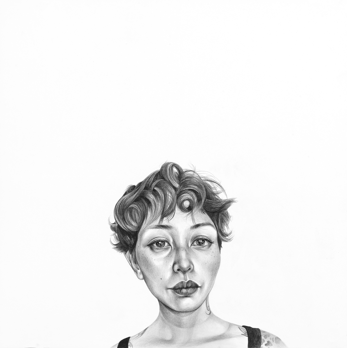 Rocky, 2019. Graphite on paper.