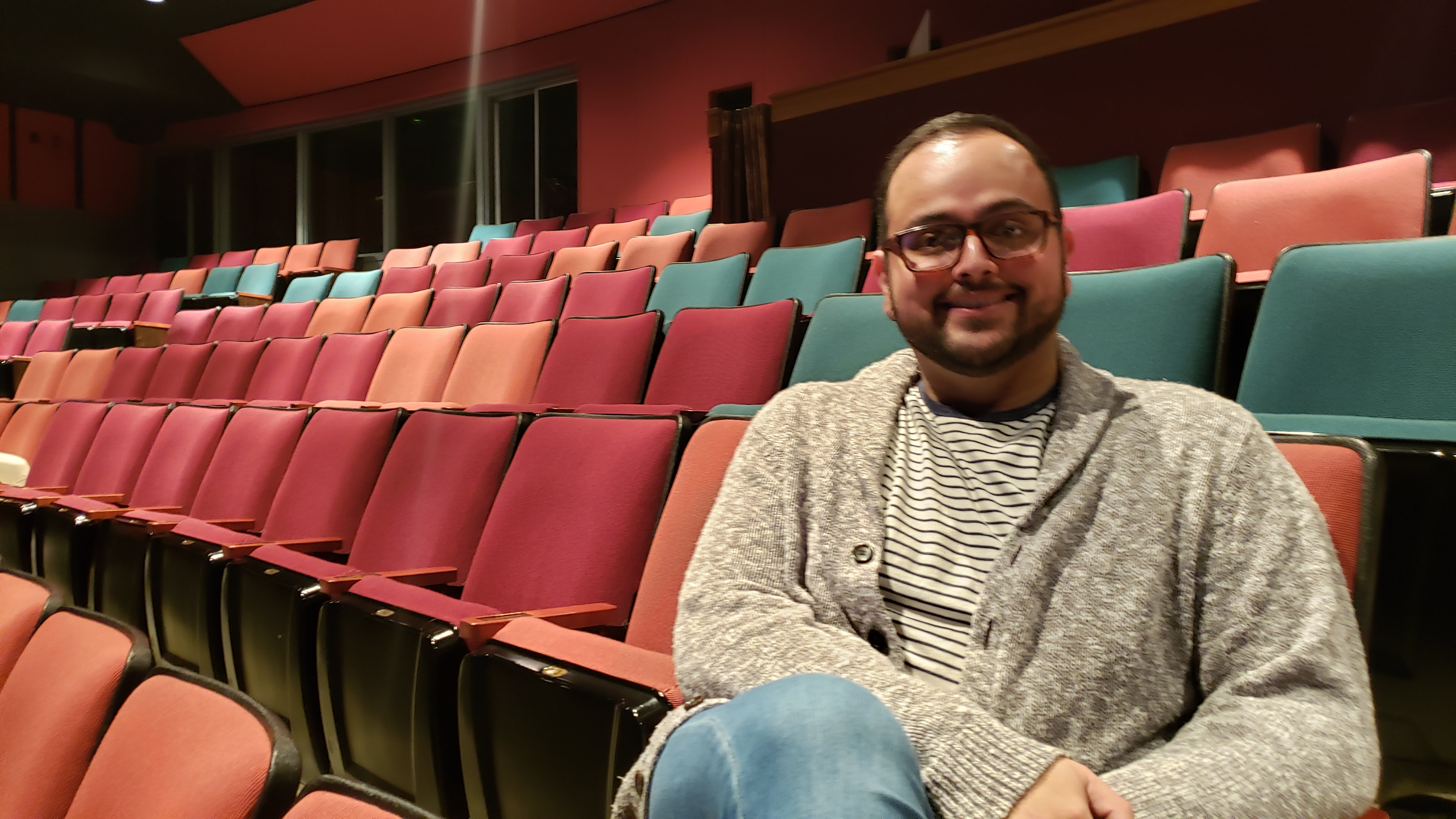 Miguel A. Gastelum - "My job is really a mix of about five different jobs. My day-to-day is always different, but I always go through the same process for each production we mount here at Fresno State."