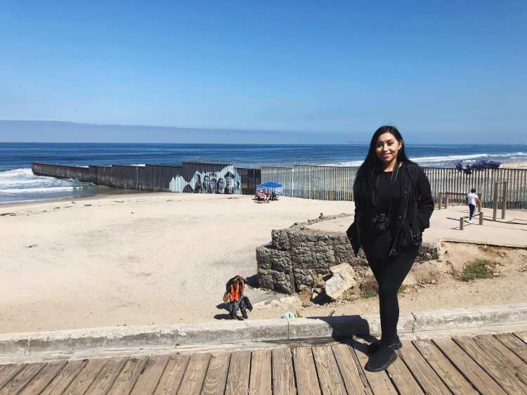 Lizbeth De La Cruz Santana at Playas de Tijuana