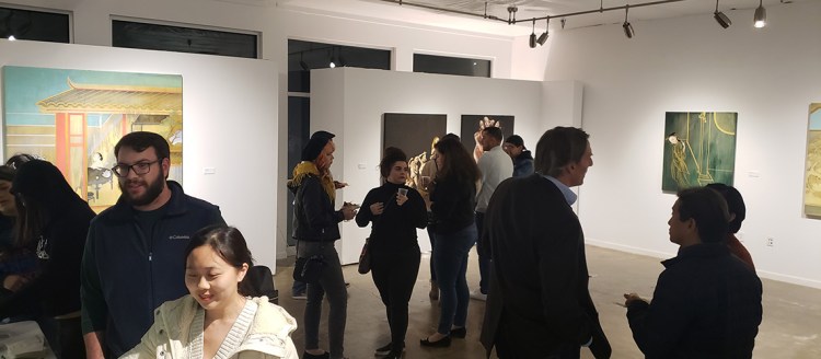 Arthop opening of the “Resistance Aunties" exhibition.