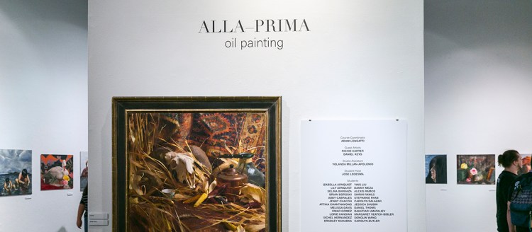 Alla Prima Oil Painting showcase during 2019 CSU Summer Arts at California State University, Fresno