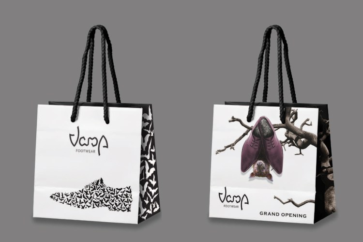 Christopher Slaughter - Sales & Marketing - Packaging - Vamp Footwear Shopping Bag