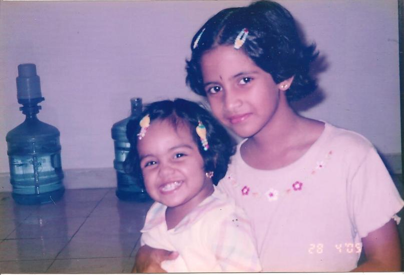 Anindita Rajasekaren and her family