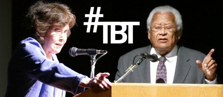 #TBT - Dr. Mary Elizabeth King and Rev. James M. Lawson Jr.