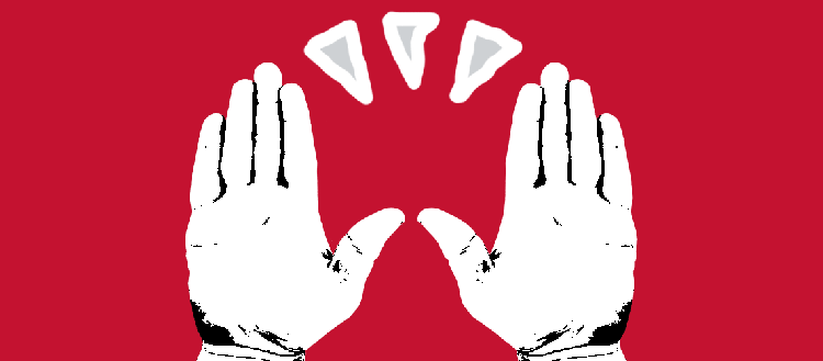 Praise hands animated