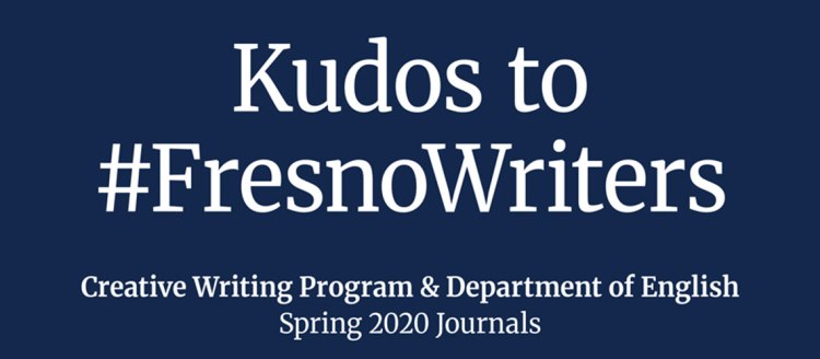 Kudos to #FresnoWriters