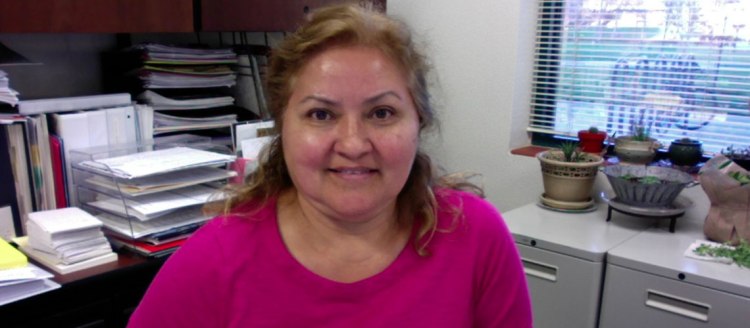 Ruth Aparicio in her office
