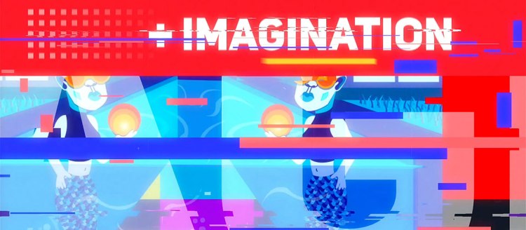 Abstract Art and Design screenshot of State of the College video.