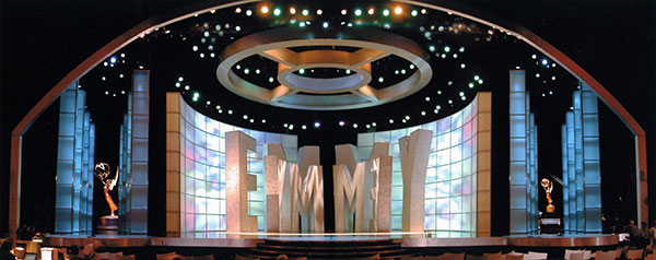 Emmy Awards set designed by Roy Christopher.