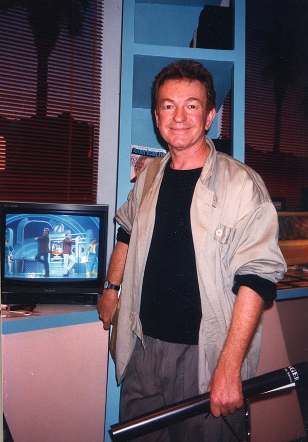 Roy Christopher at work.