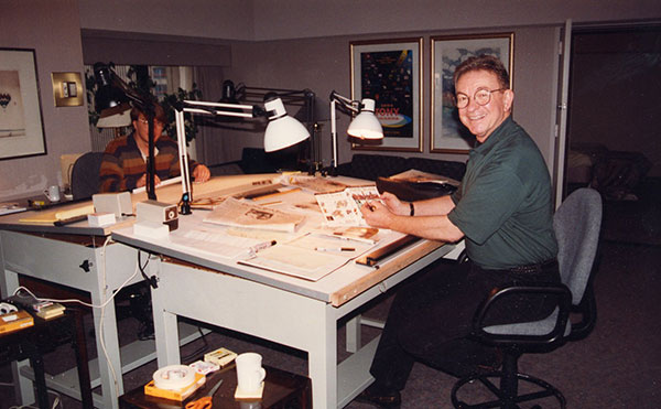 Roy Christopher at work.