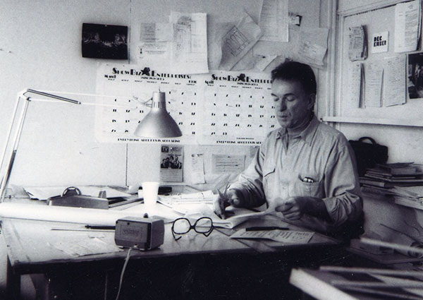 Roy Christopher at work.