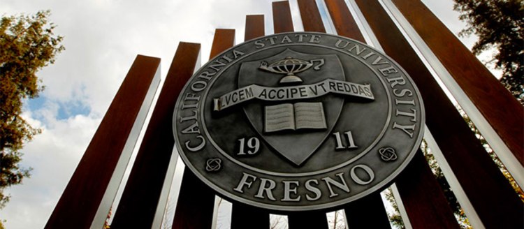California State University, Fresno sign