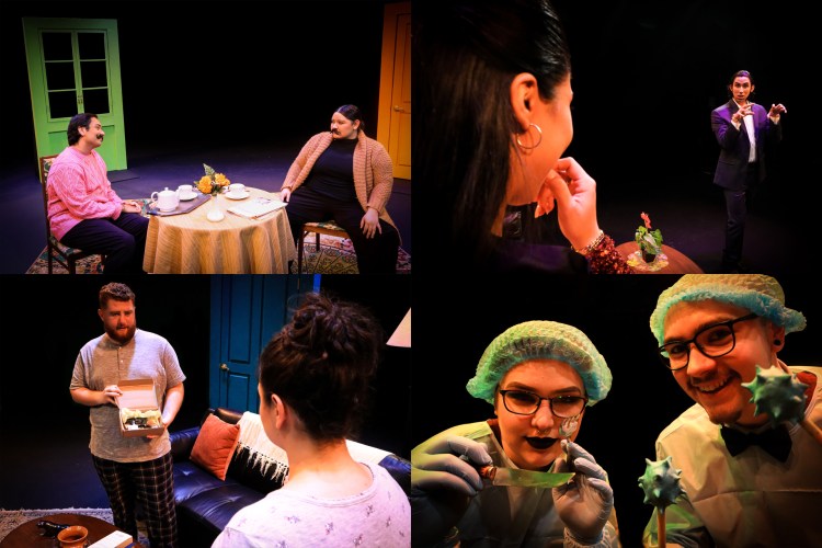 Images from “The Moustache,” “The Love Nest,” "The Pistol" and "Teeth"