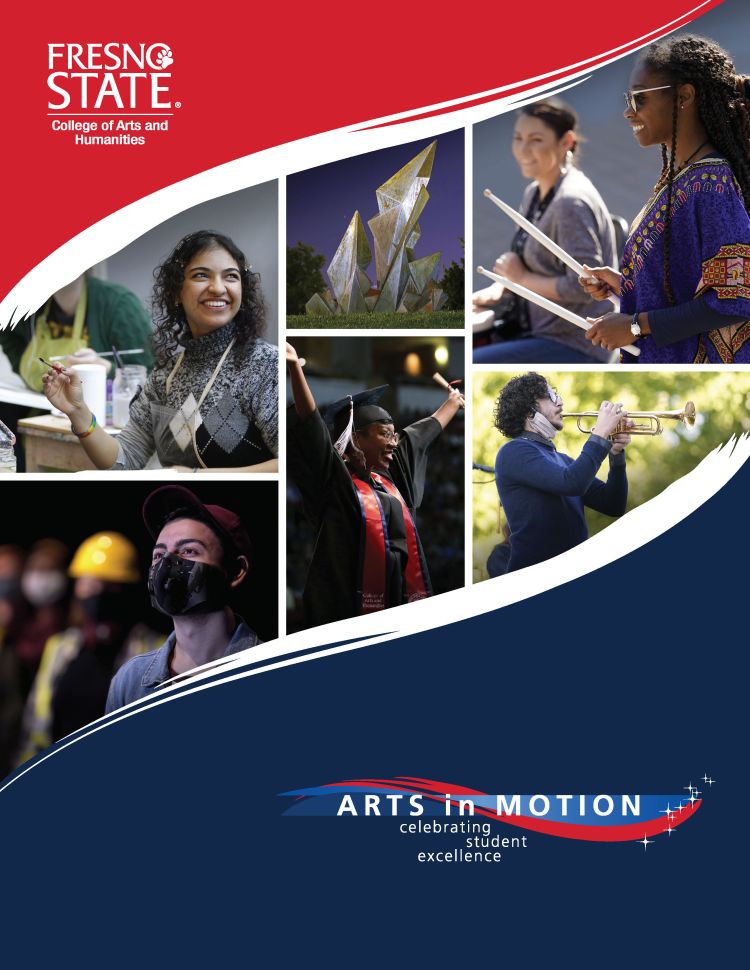 Arts in Motion Program cover - Please download the 2021 Arts in Motion Program PDF for accessibility options