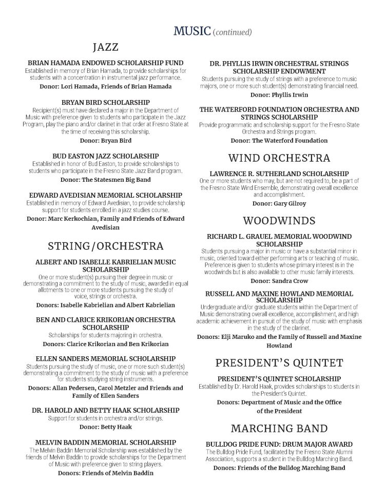 Arts in Motion program general scholarships - Please download the 2021 Arts in Motion Program PDF for accessibility options