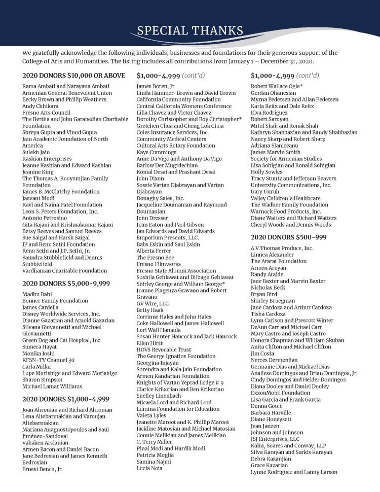 Arts in Motion program general scholarships - Please download the 2021 Arts in Motion Program PDF for accessibility options