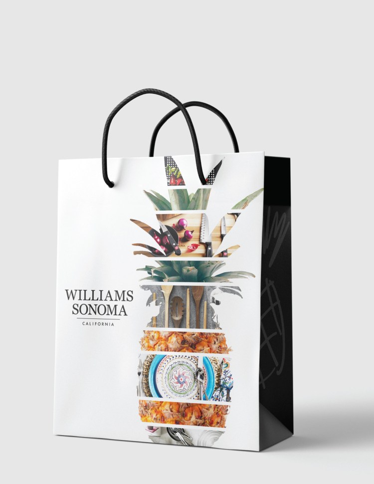 Gold – William Sonoma Shopping Bag Monica Sousa