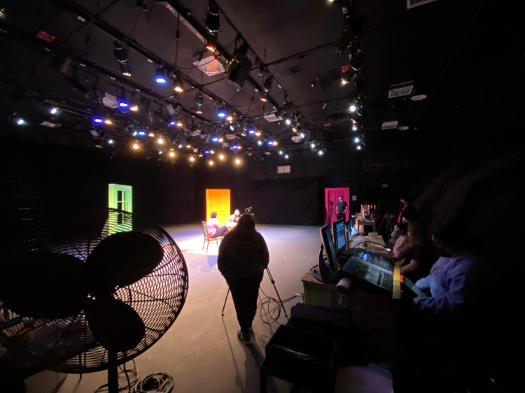 The Agony of Ecstasy filming.