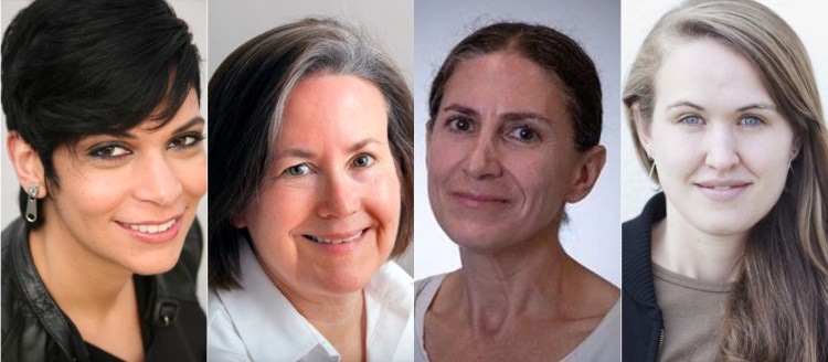 headshots of Naseem Miller, Felice J. Freyer, Meredith Cohn and Anna Maria Barry-Jester