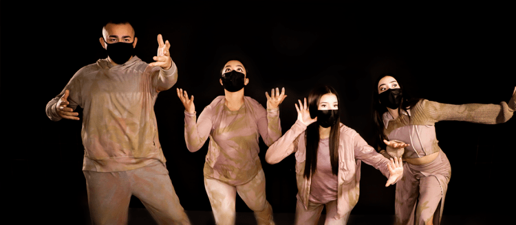 The Contemporary Dance Ensemble performing.