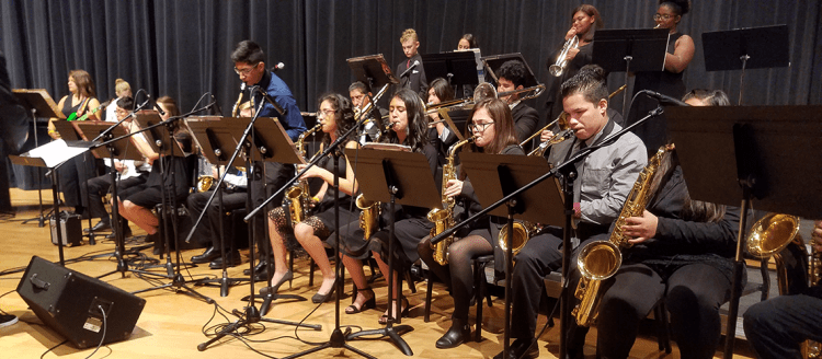 Fresno State Jazz Band performs