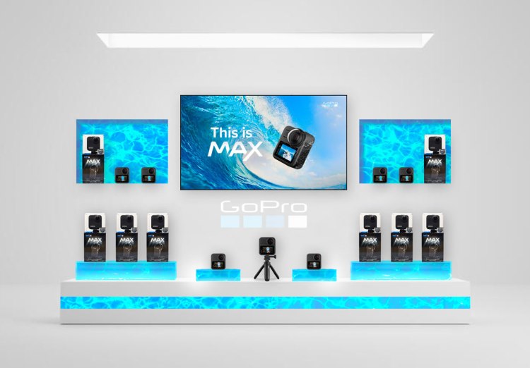 GoPro point to purchase display