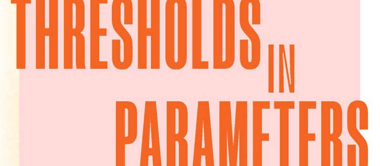 Pink background with large orange text that reads "Thresholds in Parameters"r