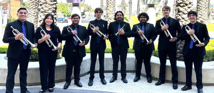 Fresno State Trumpet Ensemble at the 2024 International Trumpet Guild Competition