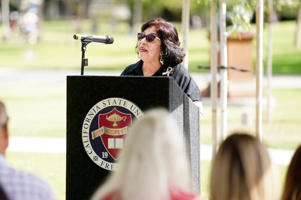 Executive Director of the Fresno Arts Council, Dr. Lilia Gonzales. Chavez.
