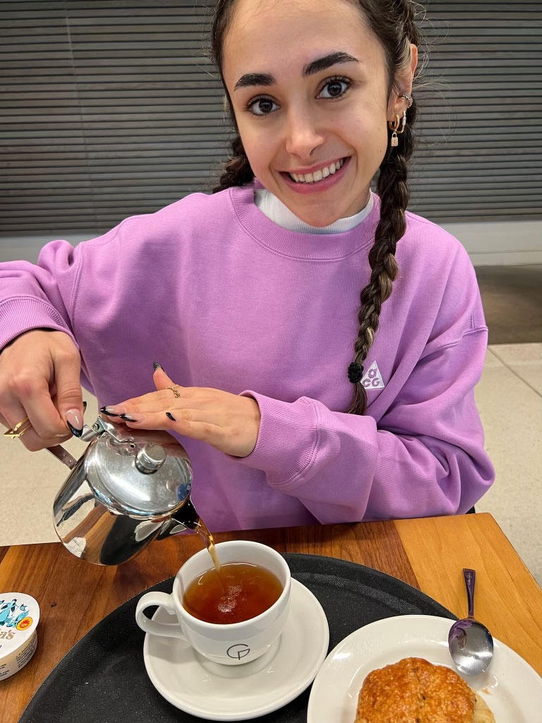 Keyara Piri in London.