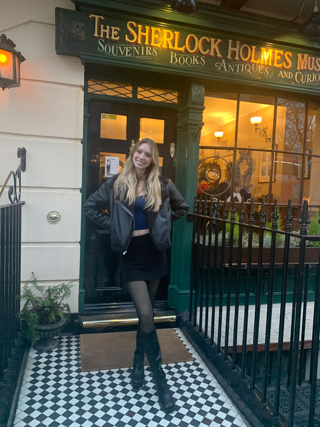 Devynn Brown in London.