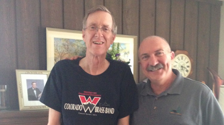 Ritchie Clendenin with Gary Gilroy